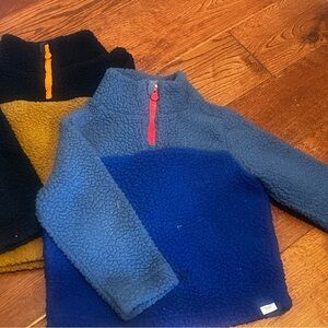 GAP Kids Fleece Pullover - Blue, Black, and Gold
